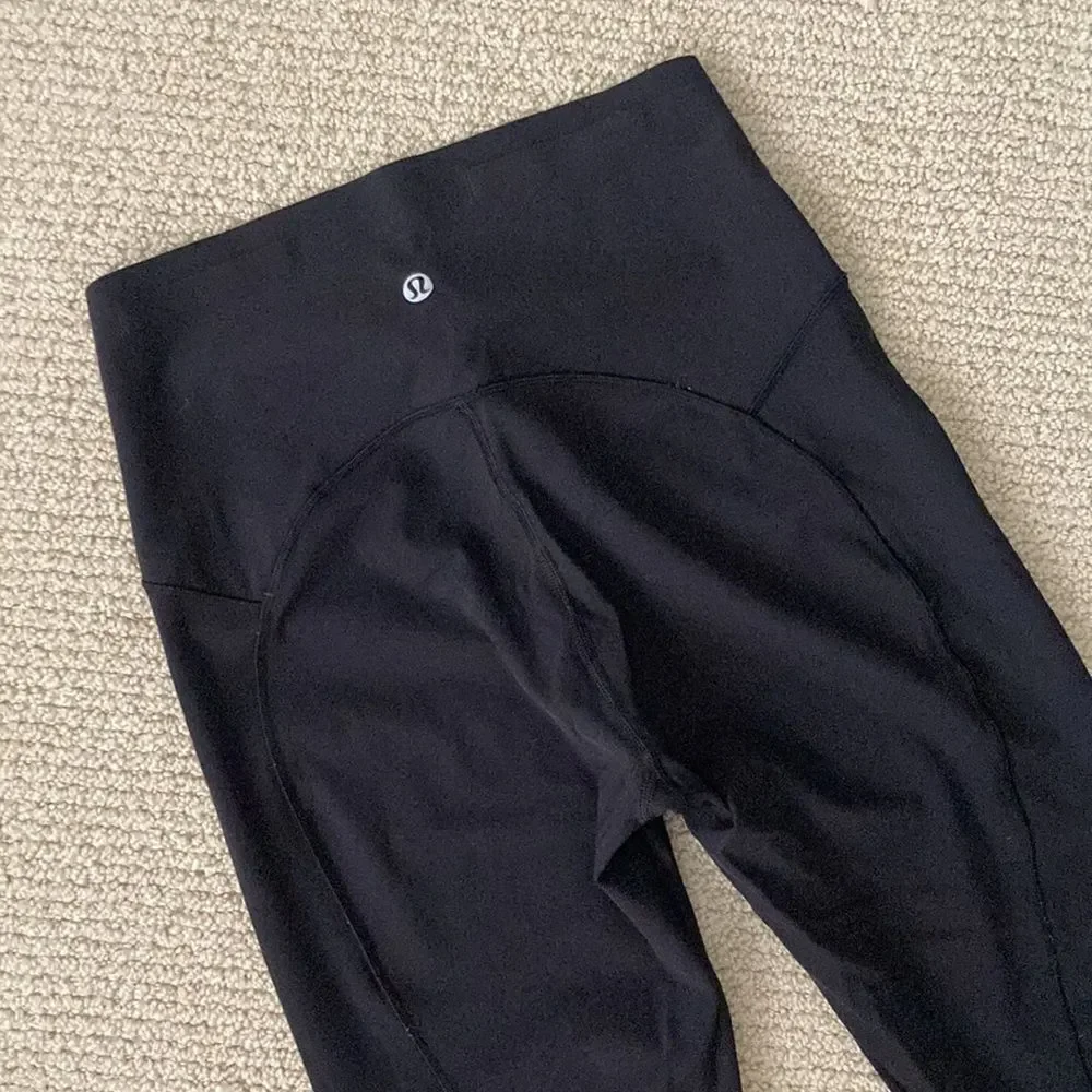 Lululemon Stop Drop & Squat Tight 28” Luxtreme High Rise HR Pant 6 Black VEUC